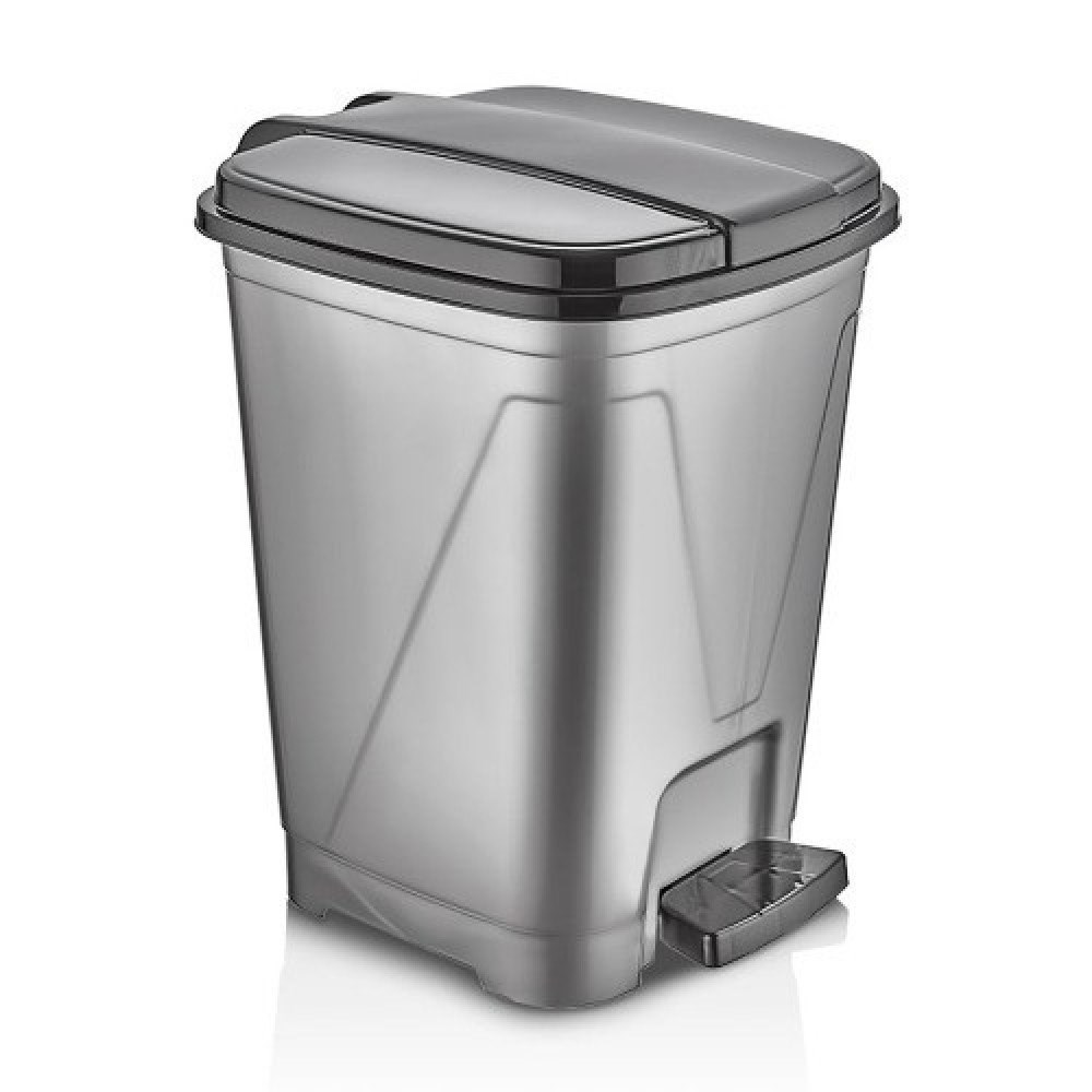 4 No Kare Pedallı Çöp Kovası - 30 Lt