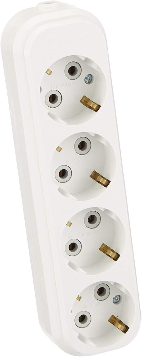 Eko 4Lü Topraklı Grup Priz  Klemensli(20)(80)