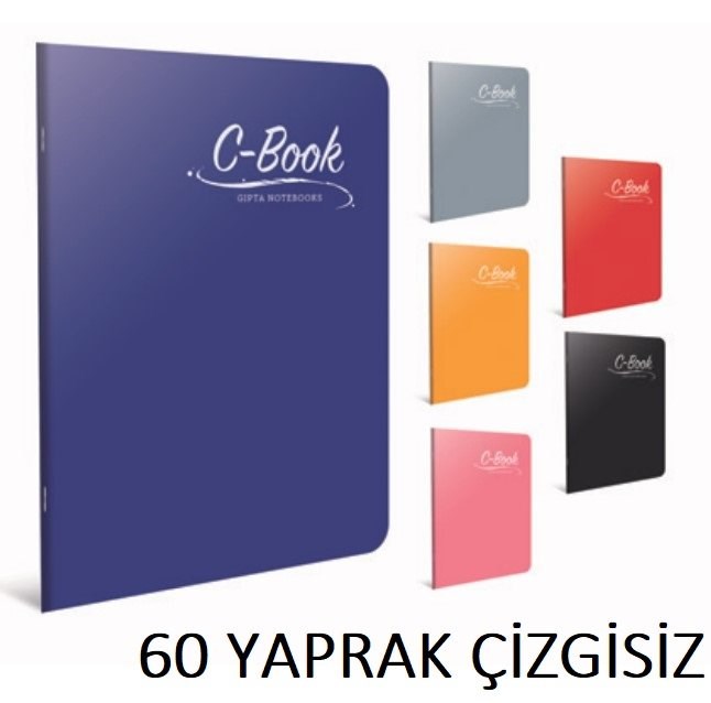 C Book Tel Dikiş Pp Kpk. Çizgisiz Def. 60 Yaprak