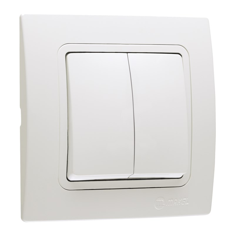 Lıllıum Natural Kare Komutatör Beyaz(12)(120)