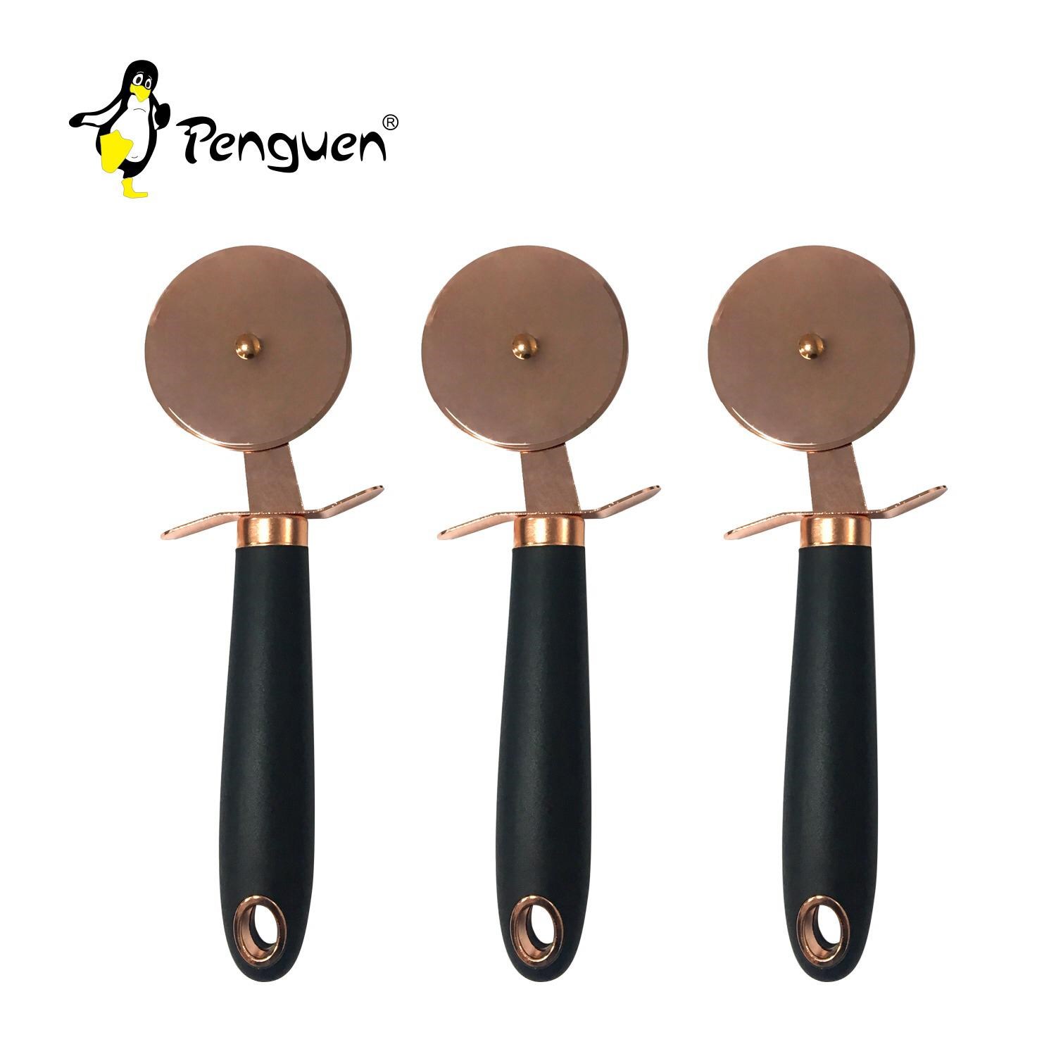 Bakır Pizza Börek Kesici Siyah Sap **24