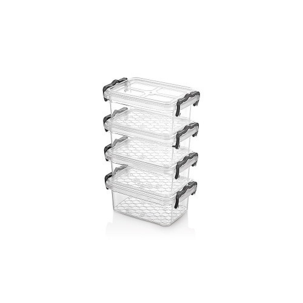 4 Lü / Mini Kiler Saklama Kabı Set