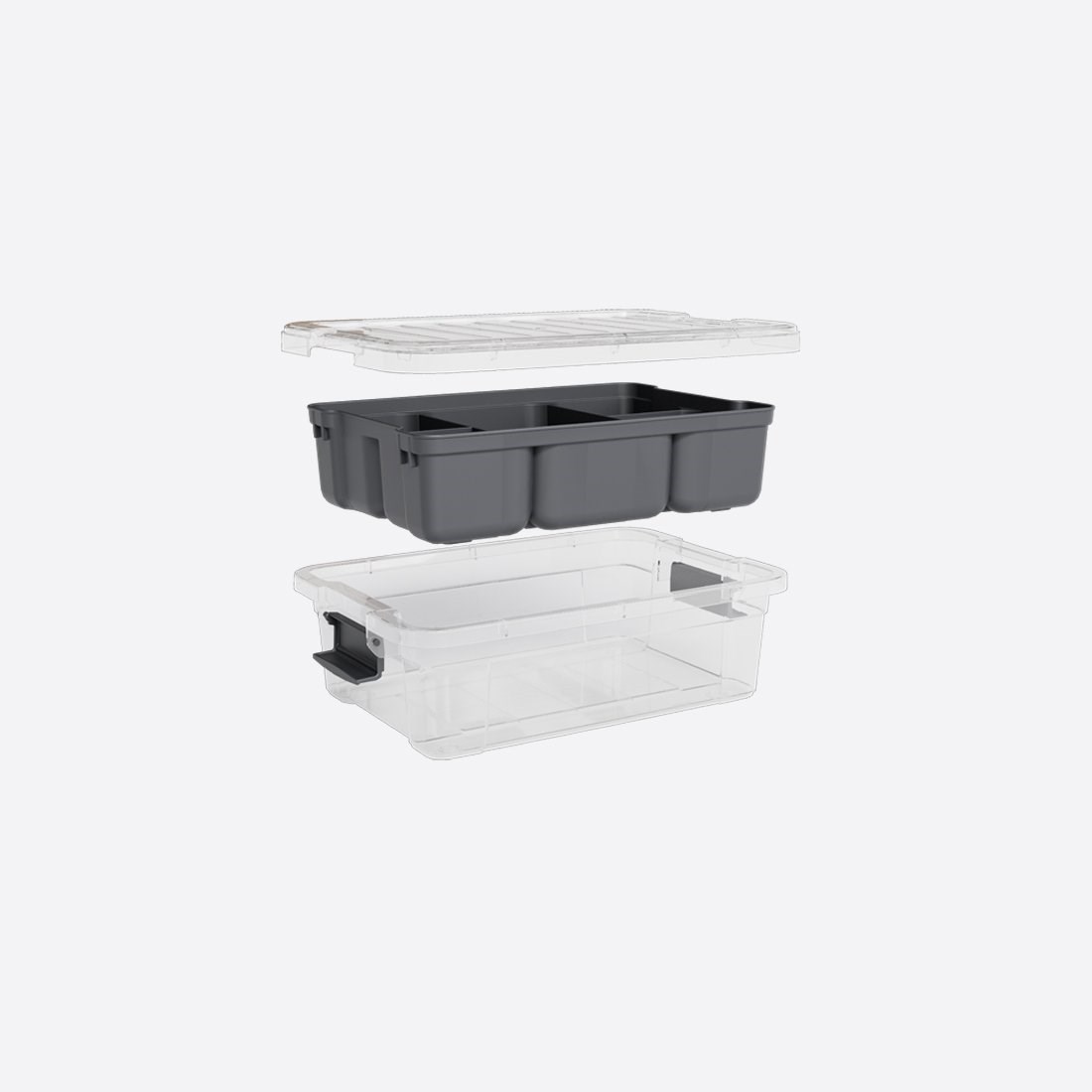 2,2 Lt Lock&Amp;Keep Organizer