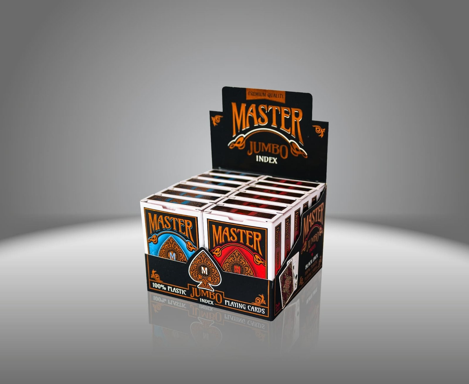 Master Jumbo İndex Plastik Oyun Kağıdı