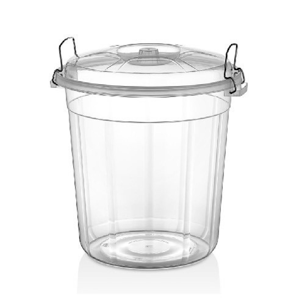 35 No Kilitli Erzak Kovası Şeffaf