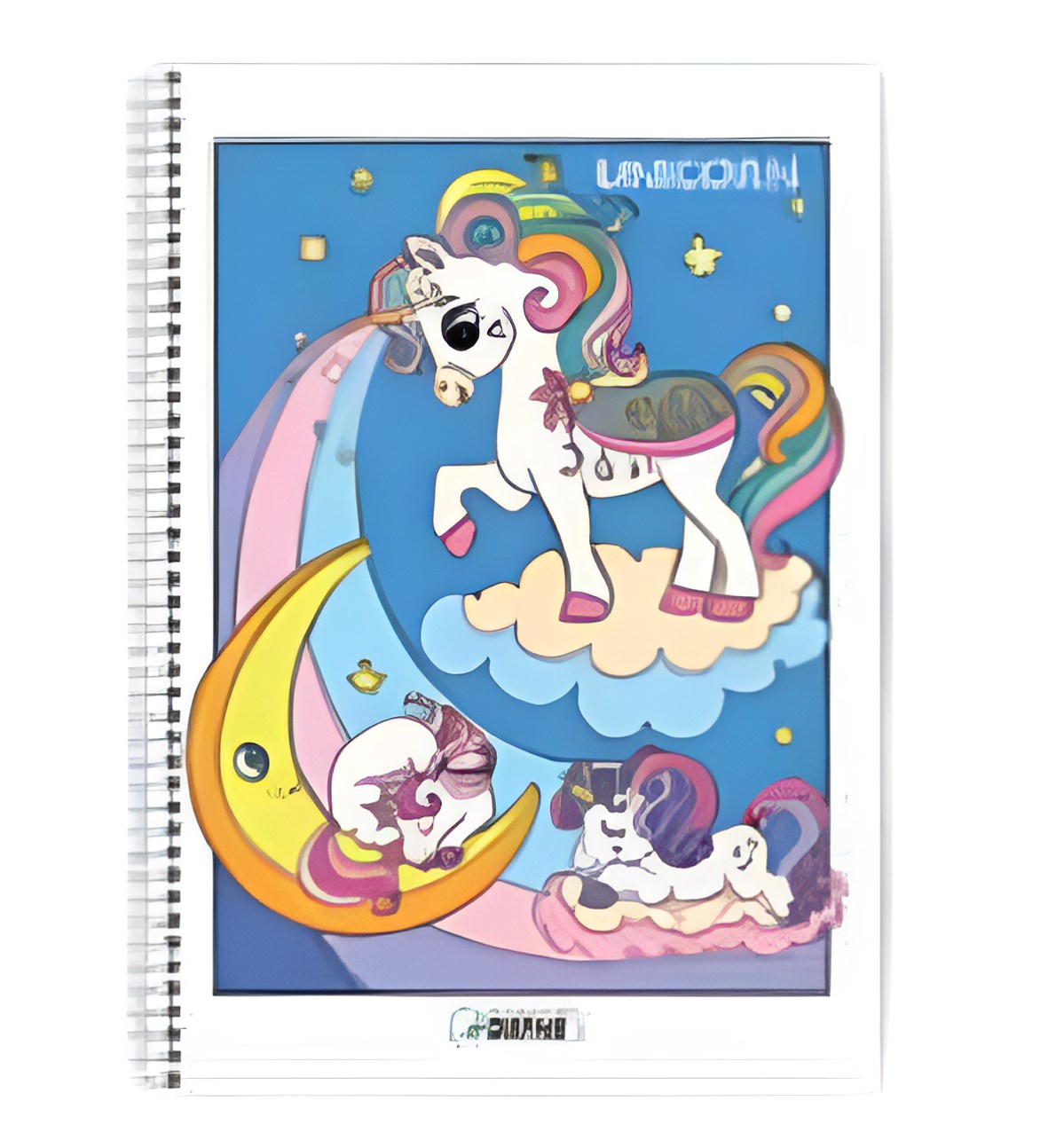 Unıcorn A-4 P.P Kapak Çizgili 72 Yaprak