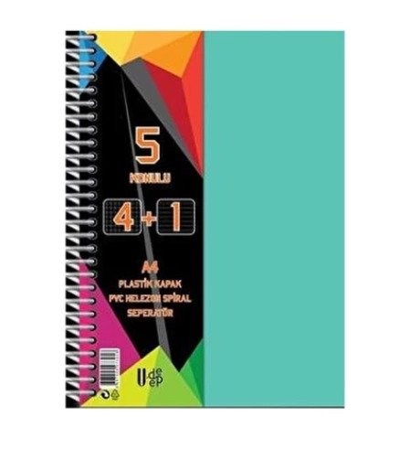 Star P.P Kapak A-4 Ayraçlı 4+1 125 Yaprak