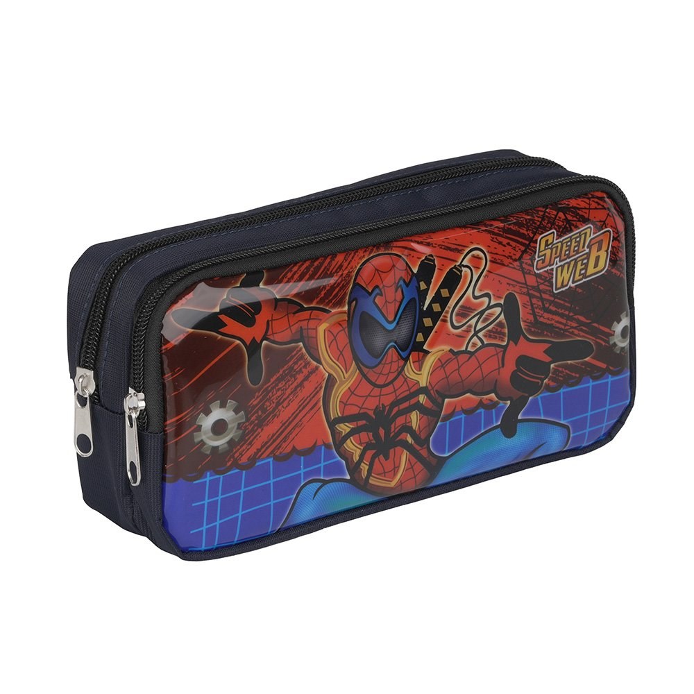 Çift Gözlü Şeffaf Kalemlik Spıder Man