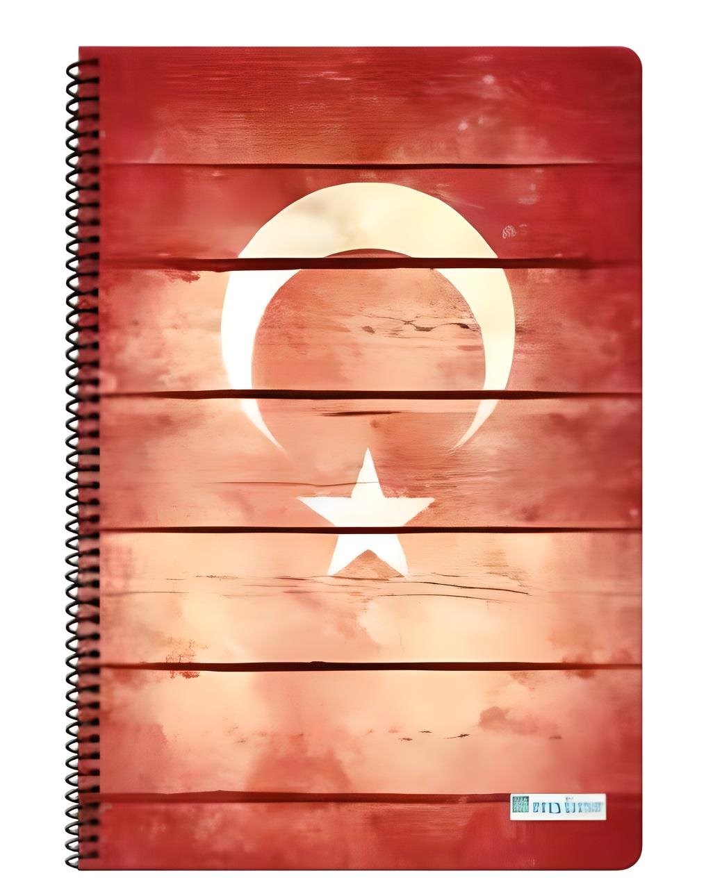 Ayyıldıza-4 P.P Kapak Çizgili 96 Yaprak