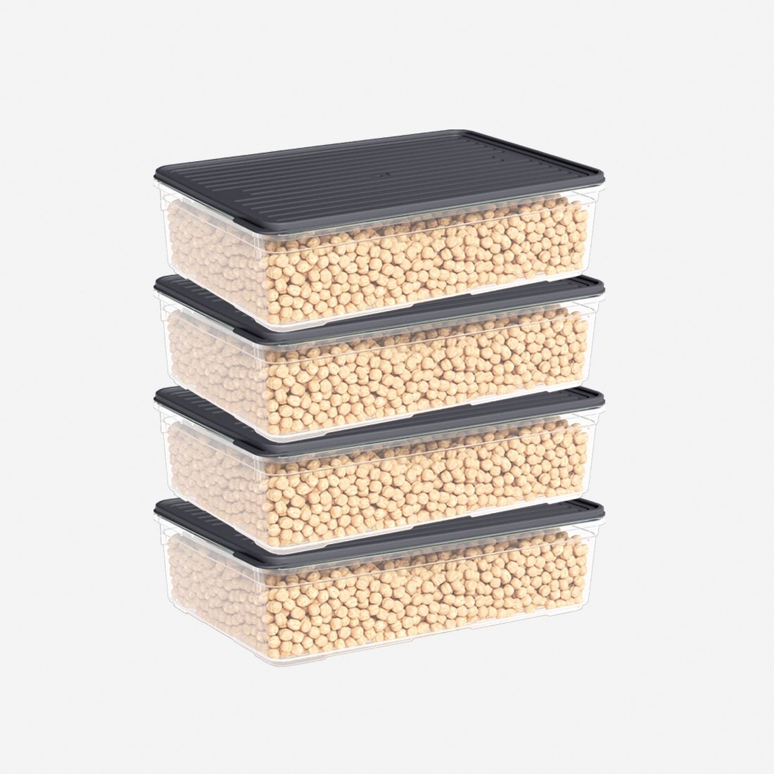 4'Lü 3250 Ml Smart Container Set