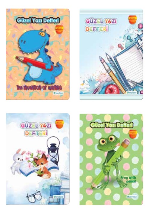 Dik Yazı Defteri A-4 32 Yaprak