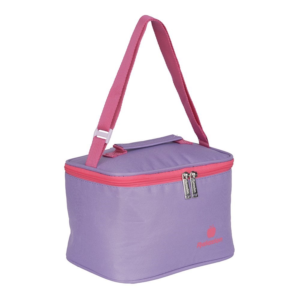 Şapkalı Beslenme Çantası Lila Pembe