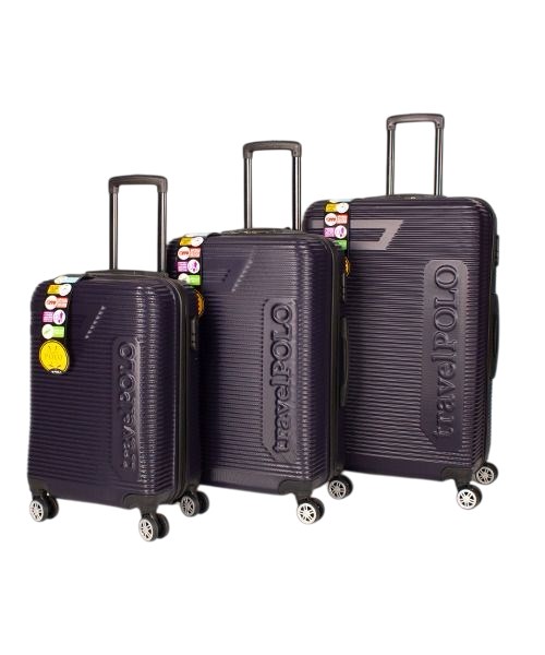 Abs Plastik Valiz Lacivert 3'Lü