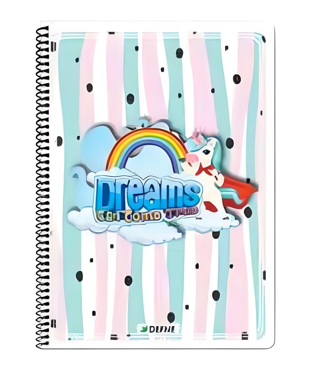 Super Gırl A-4 P.P Kapak Çizgili 96 Yaprak (Simli)