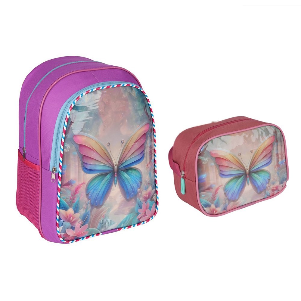 Eko 2 Gözlü Takım Çanta Kelebek