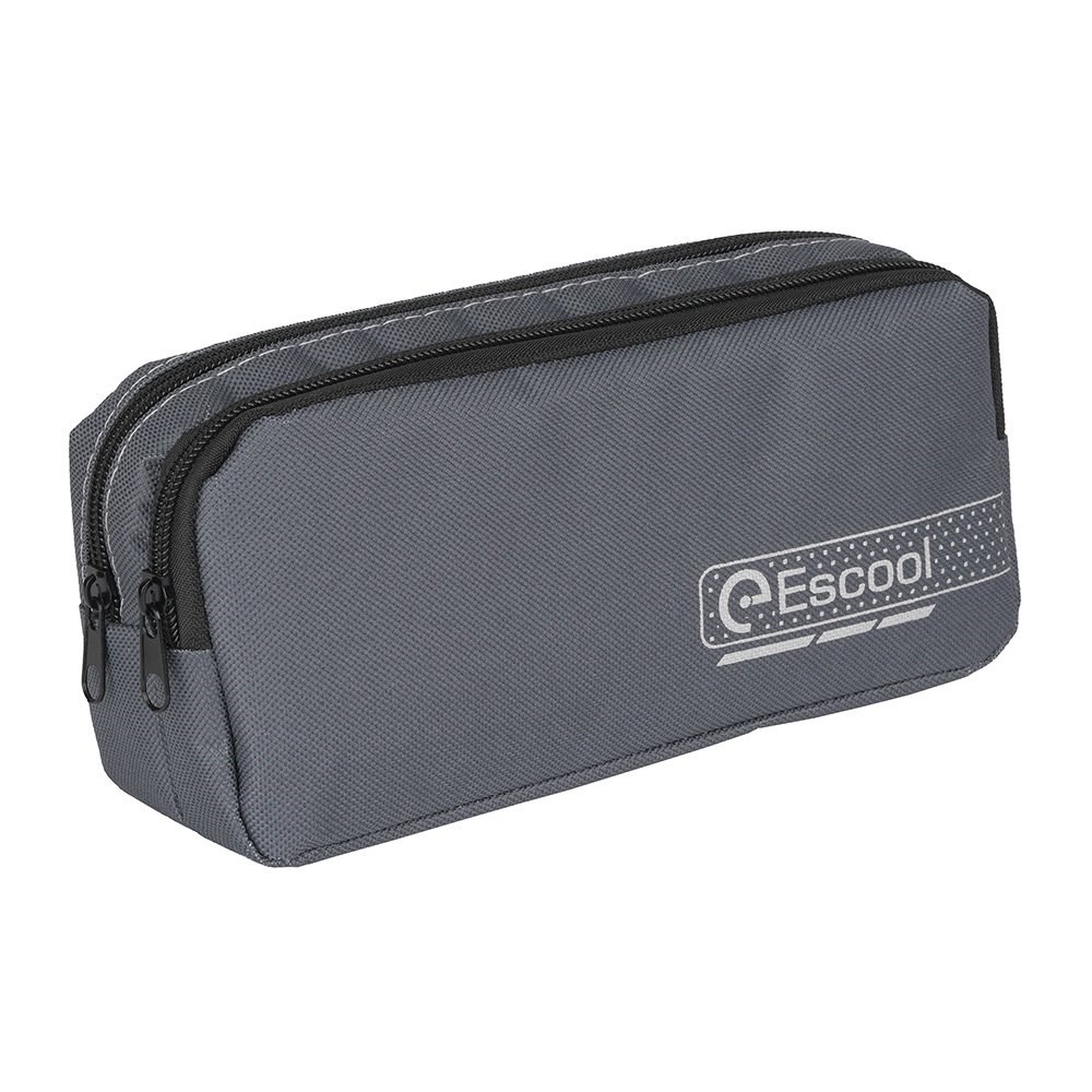 Escool Çift Gözlü Kalemlik Gri
