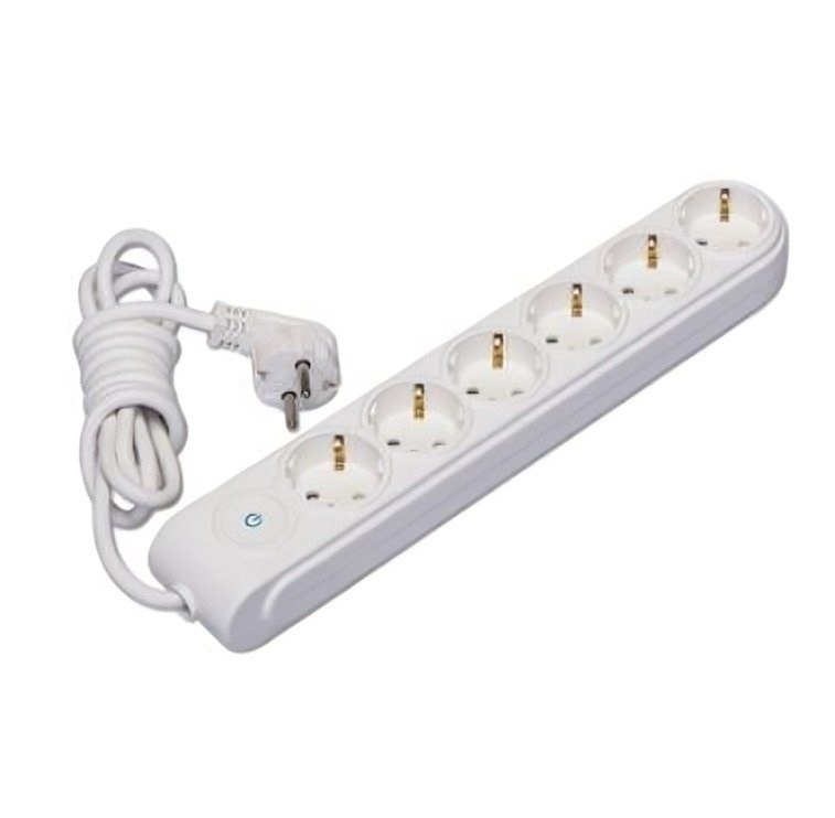 Yeni Grup Priz Altılı Anahtarlı Topraklı