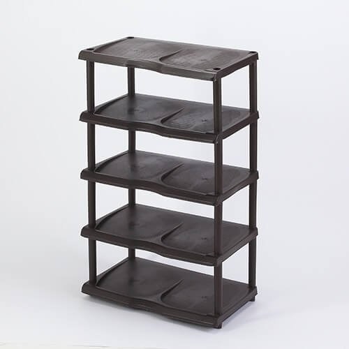 Siyah 5'Li Ayakkabılık