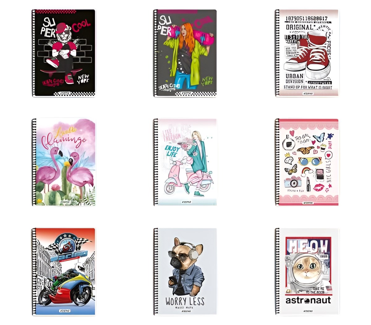 Helena A-4 P.P Kapak Çizgili 72 Yaprak