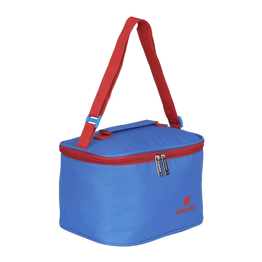 Şapkalı Beslenme Çantası Mavi Kırmızı
