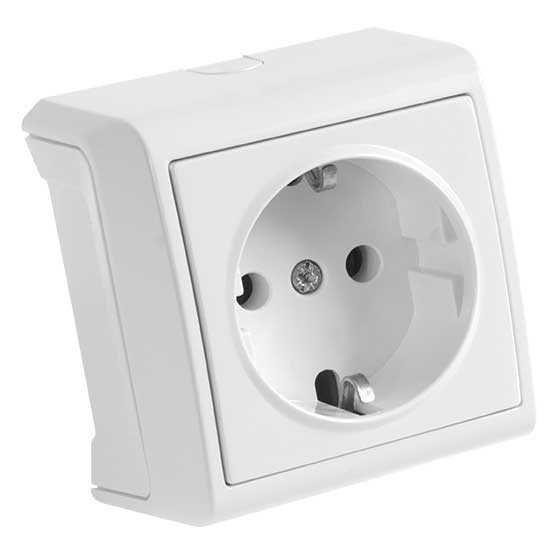 Vera Beyaz Topraklı Priz(12)(120)