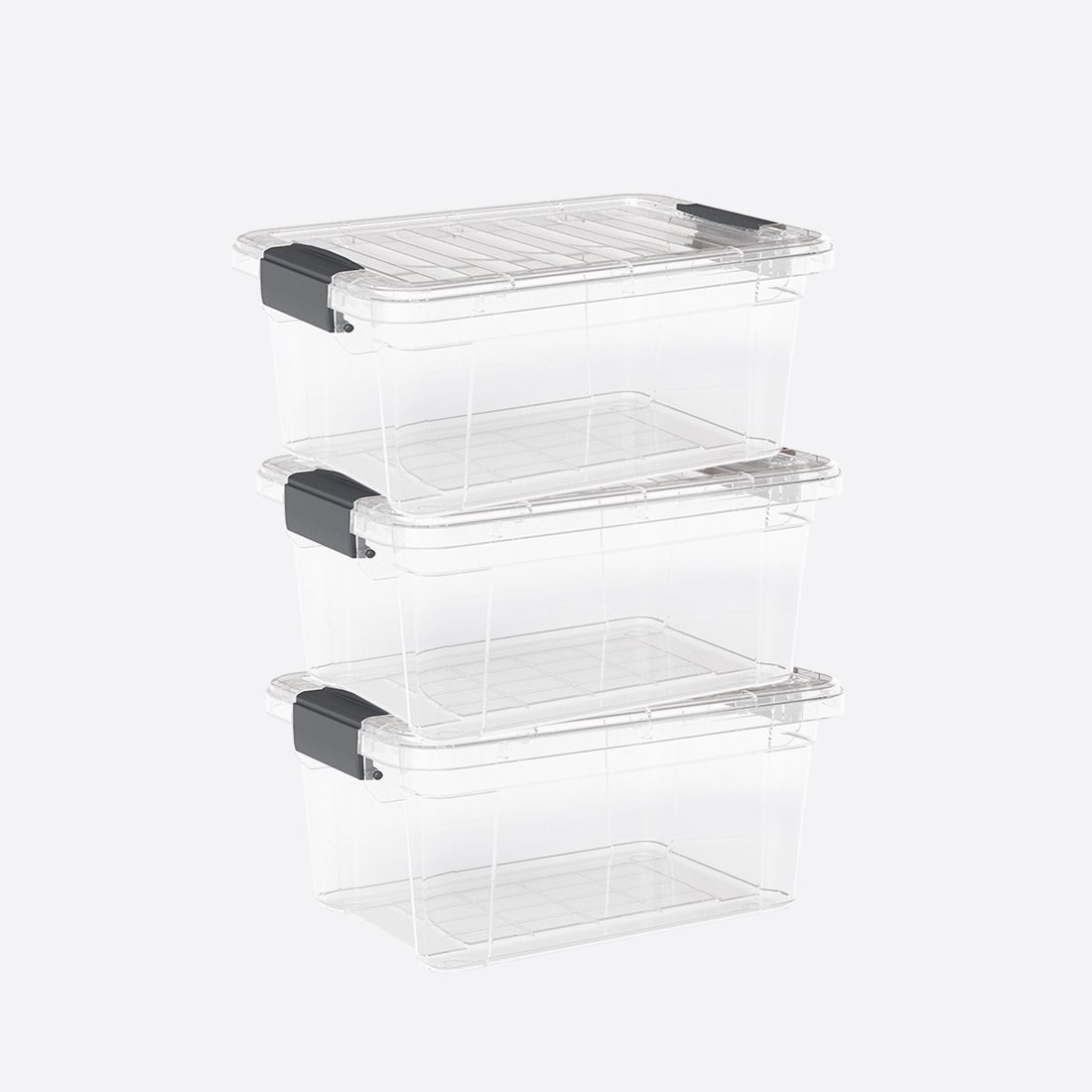 3'Lü 3,2 Lt Lock&Amp;Keep Saklama Kutusu