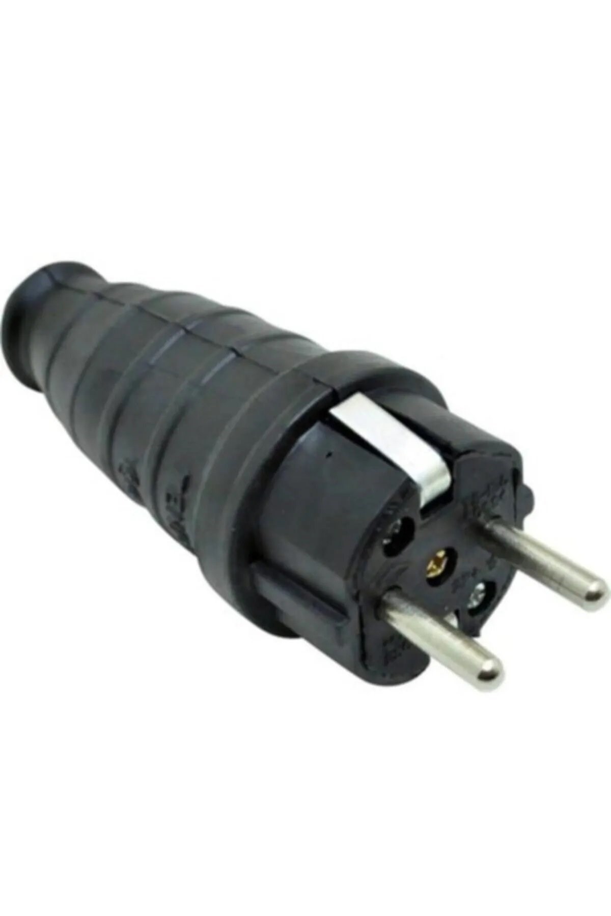 Nil 1*16A Kauçuk Mon. Top.Erkek Fiş Siyah(40)(400)