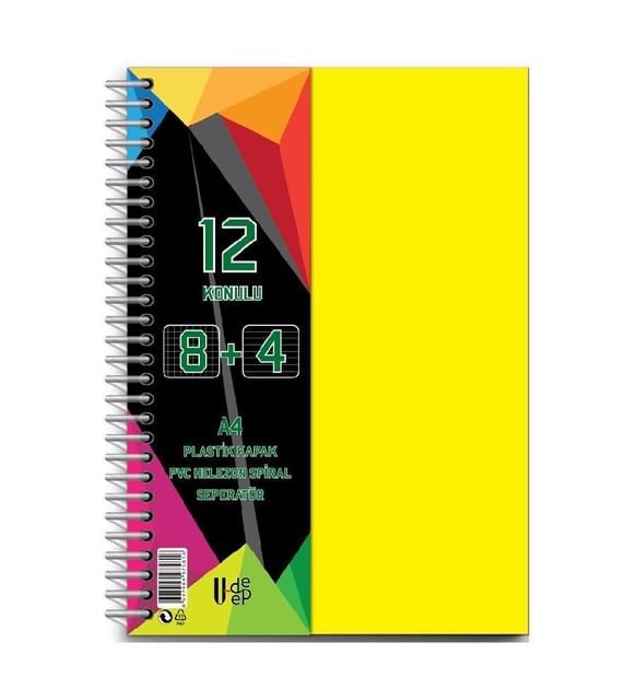 Star P.P Kapak A-4 Ayraçlı 8+4 300 Yaprak