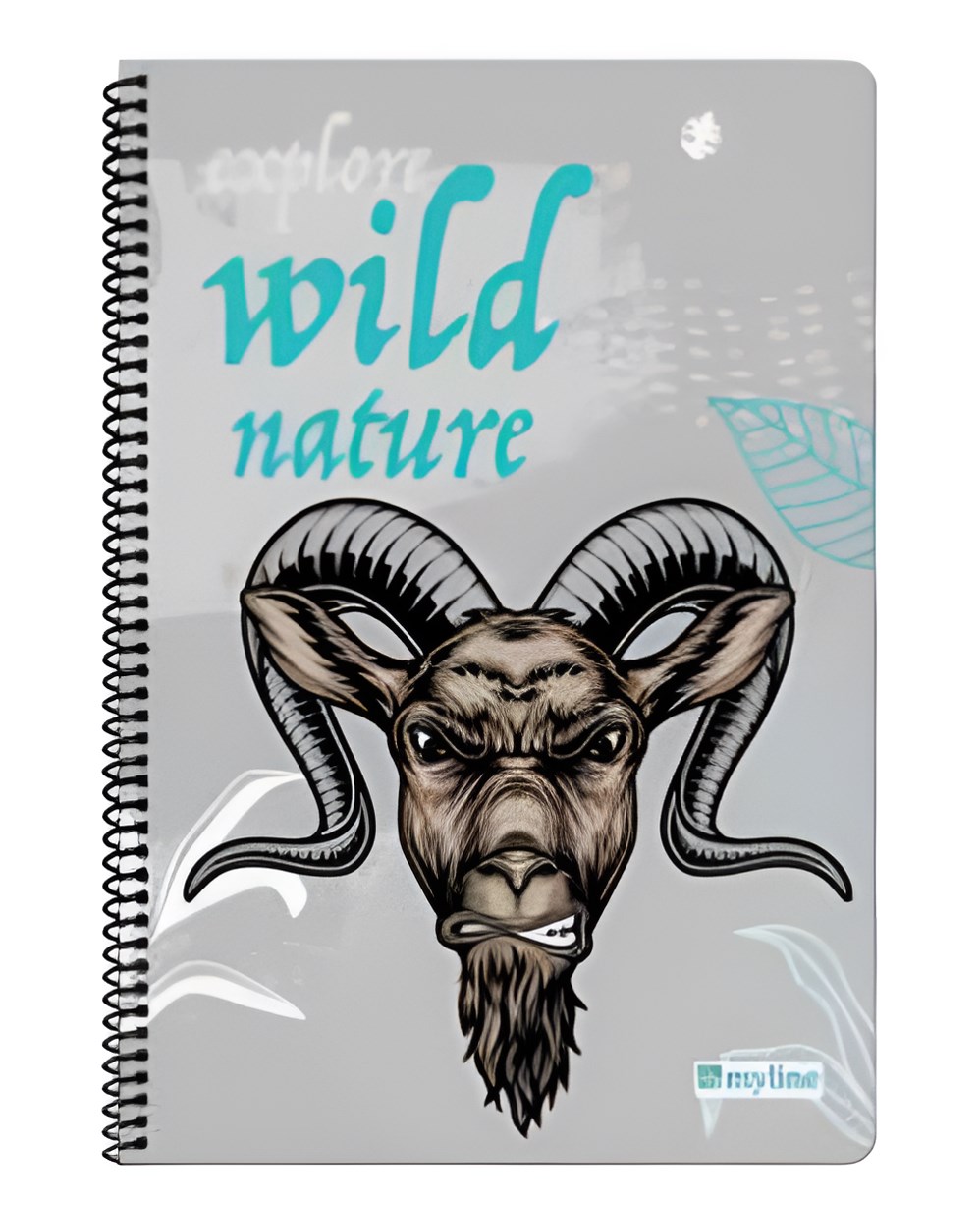 Wıld Anımal A-4 P.P Kapak Kareli 60 Yaprak