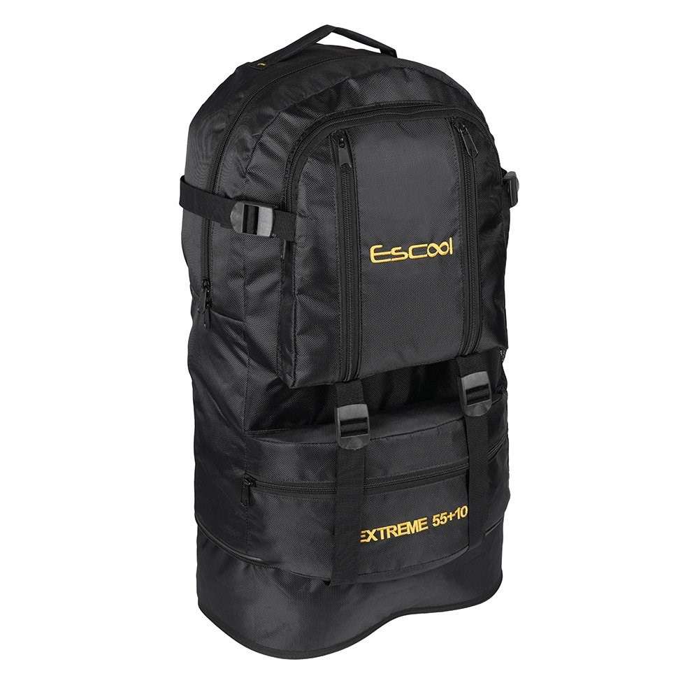 Escool Dağcı Sırt Körüklü Siyah