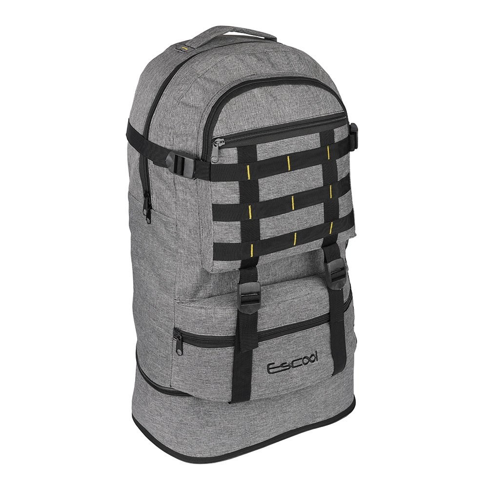 Escool Dağcı Sırt Kolonlu Gri