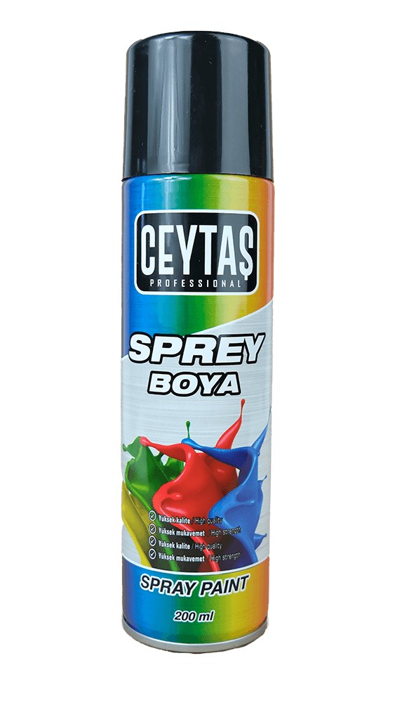Siyah Sprey Boya 200 Ml