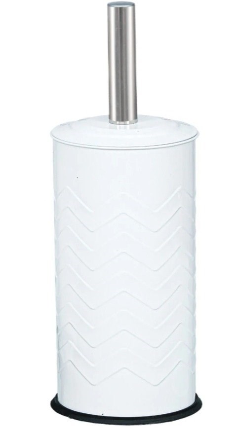 Zik Zak Wc Fırçalık Beyaz