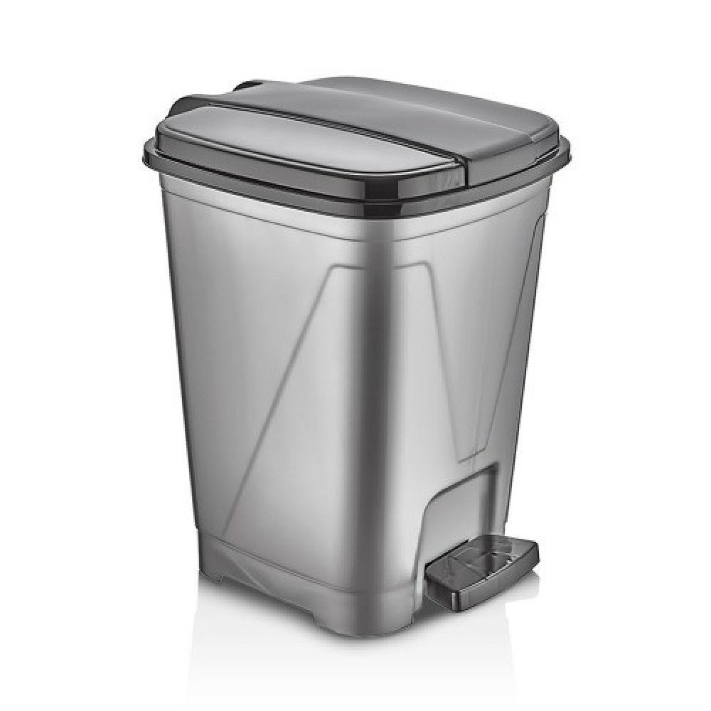 3 No Kare Pedallı Çöp Kovası - 18 Lt