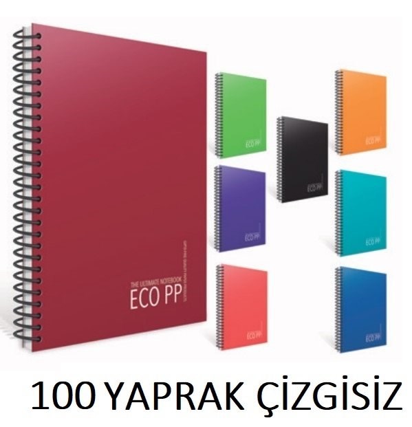 Eko Spiralli Pp Kpk. Çizgisiz A4 Def. 100 Yaprak