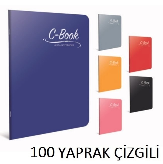 C Book Tel Dikiş Pp Kpk. A4 Çizgili Def. 100 Yaprak