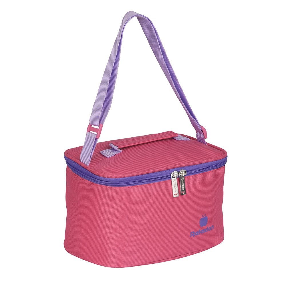 Şapkalı Beslenme Çantası Pembe Mor