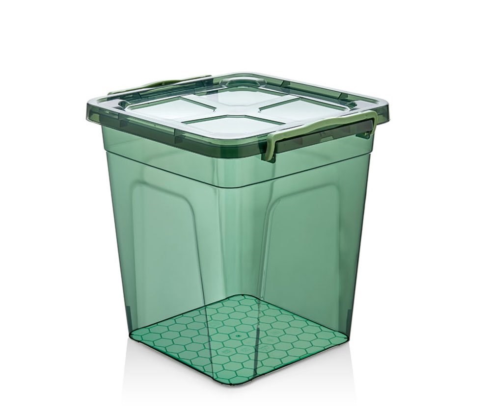 Green - 7 No Derin Erzak Saklama Kabı - 55 Lt