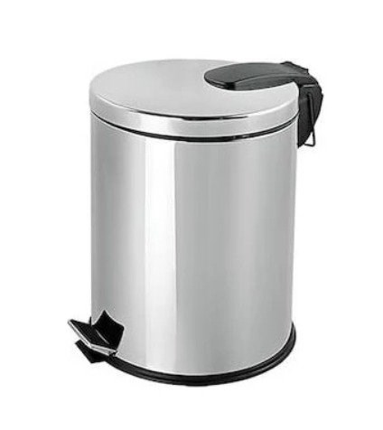 Pedallı Çöp Kovası Yavaş Kapanan 430 Kalite 30 Lt