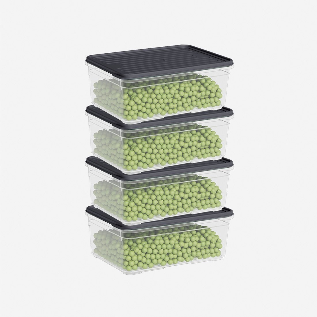 4'Lü 1650 Ml Smart Container Set