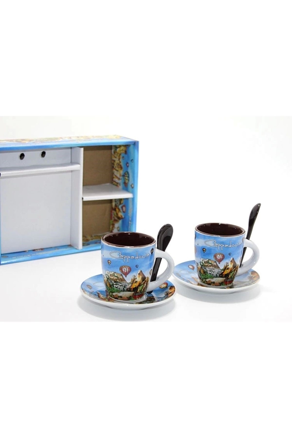 Yöresel İkili Fincan Seti 3'lü Alk1565