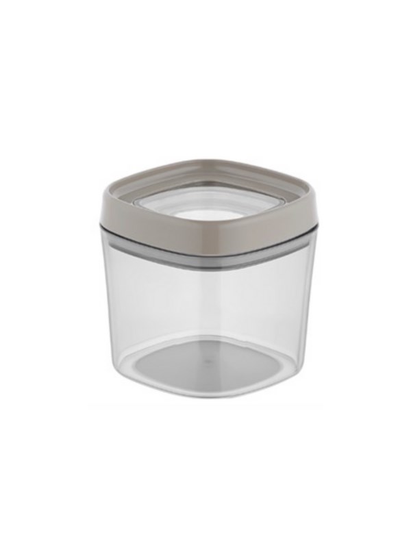 Küçük Boy Hava Kilitli Saklama Kabı 600 ml – Bej Kapak