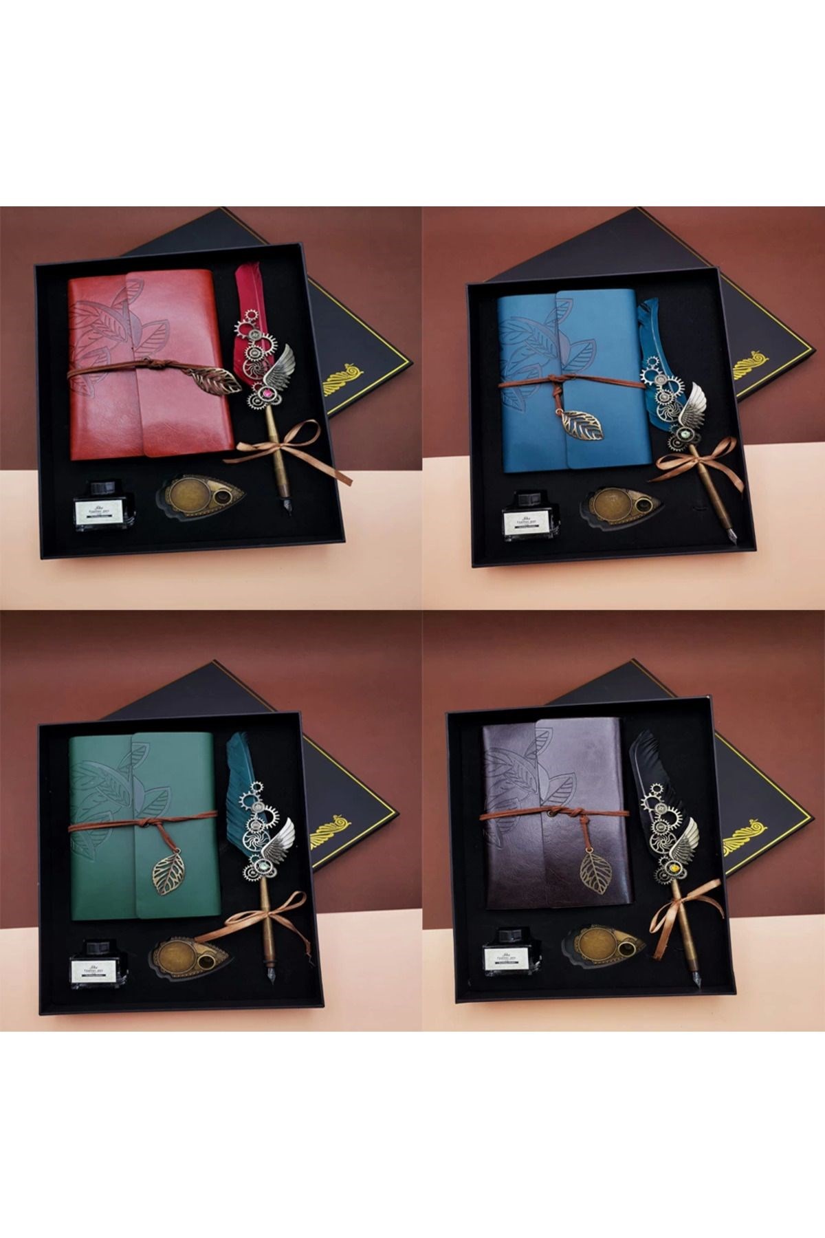 Mürekkepli Kalem Defter Seti 3'lü