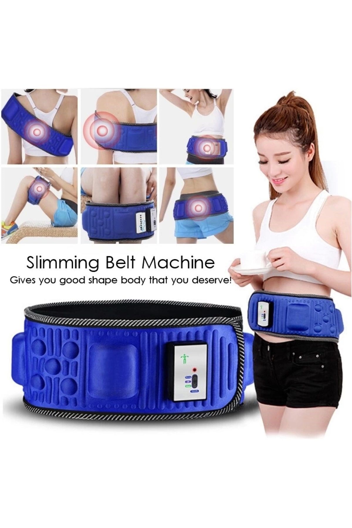 5 Motorlu Titreşimli Masaj Kemeri Göbek Eritme Aleti