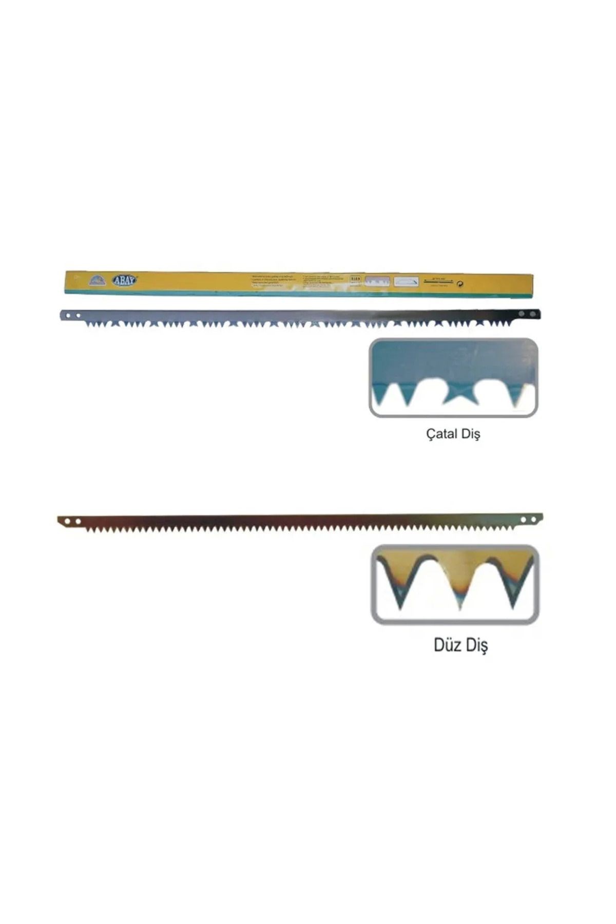 Dar Kolastar Testere Ağzı | Düz Diş 75 Cm