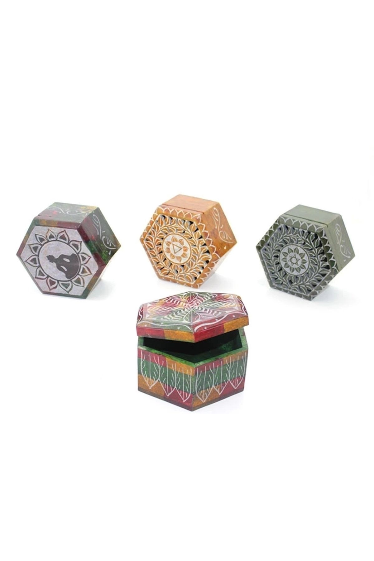 Taşı Kutu  Bej Hediyelik