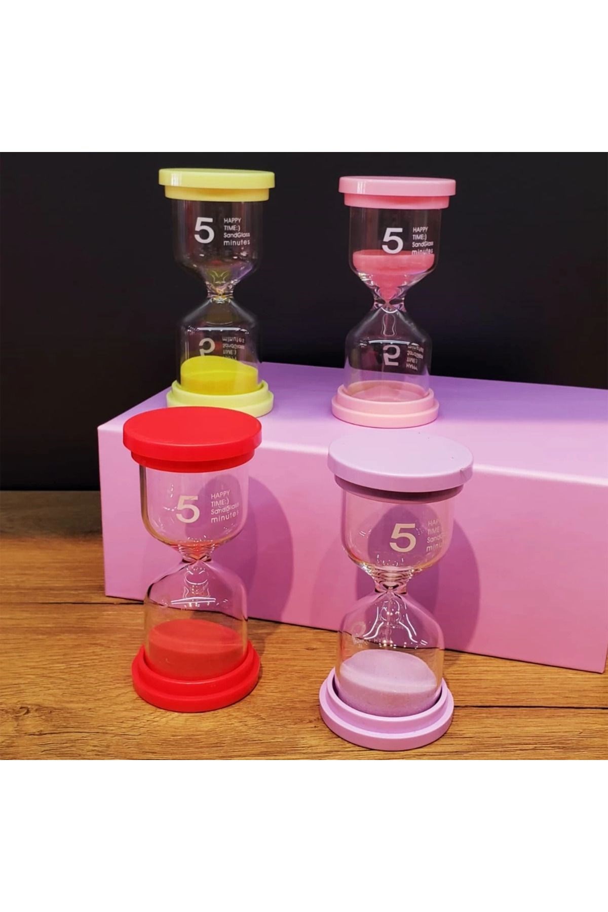 Renkli 5 Dakikalık Kum Saati