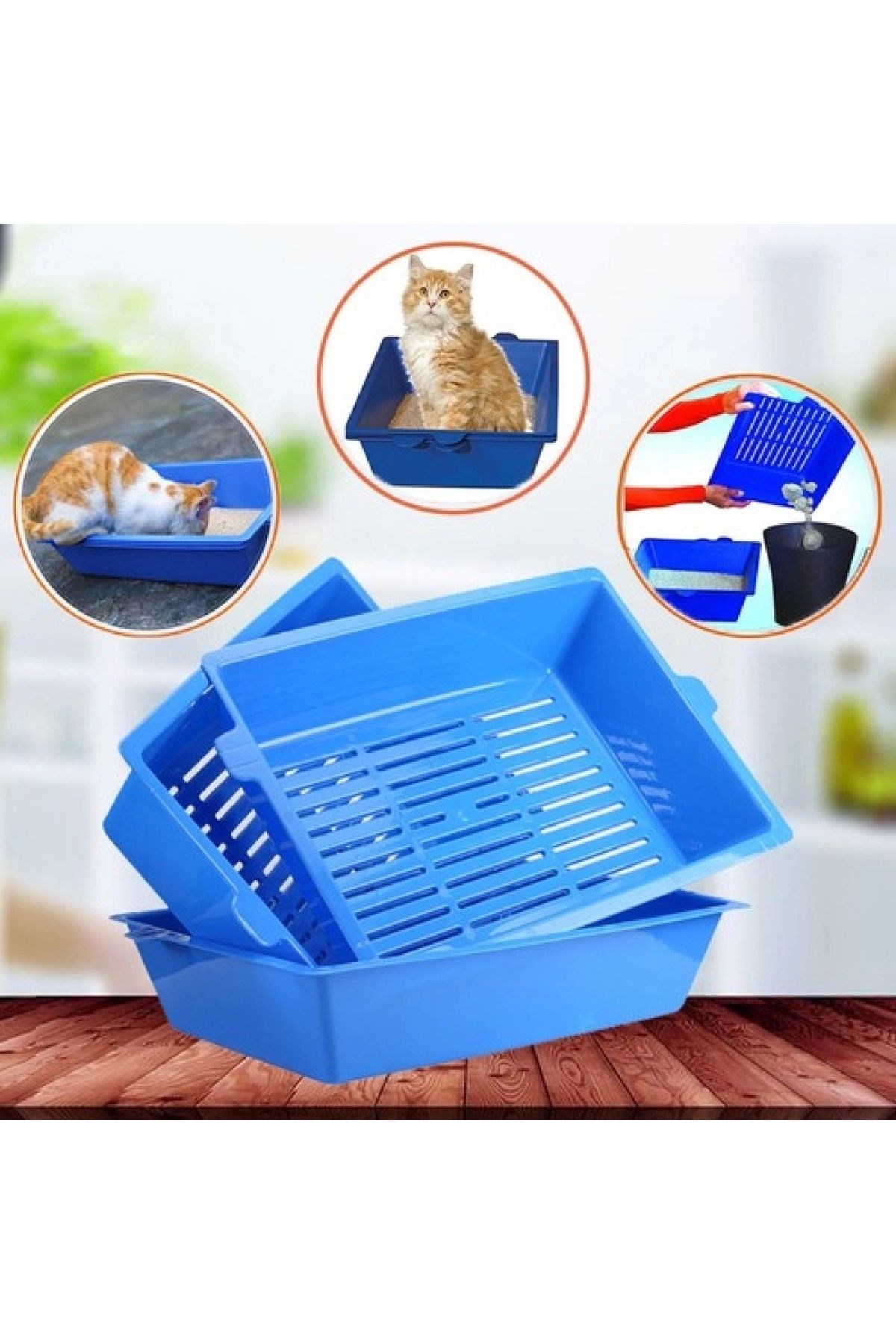 3 Katlı Kedi Tuvaleti