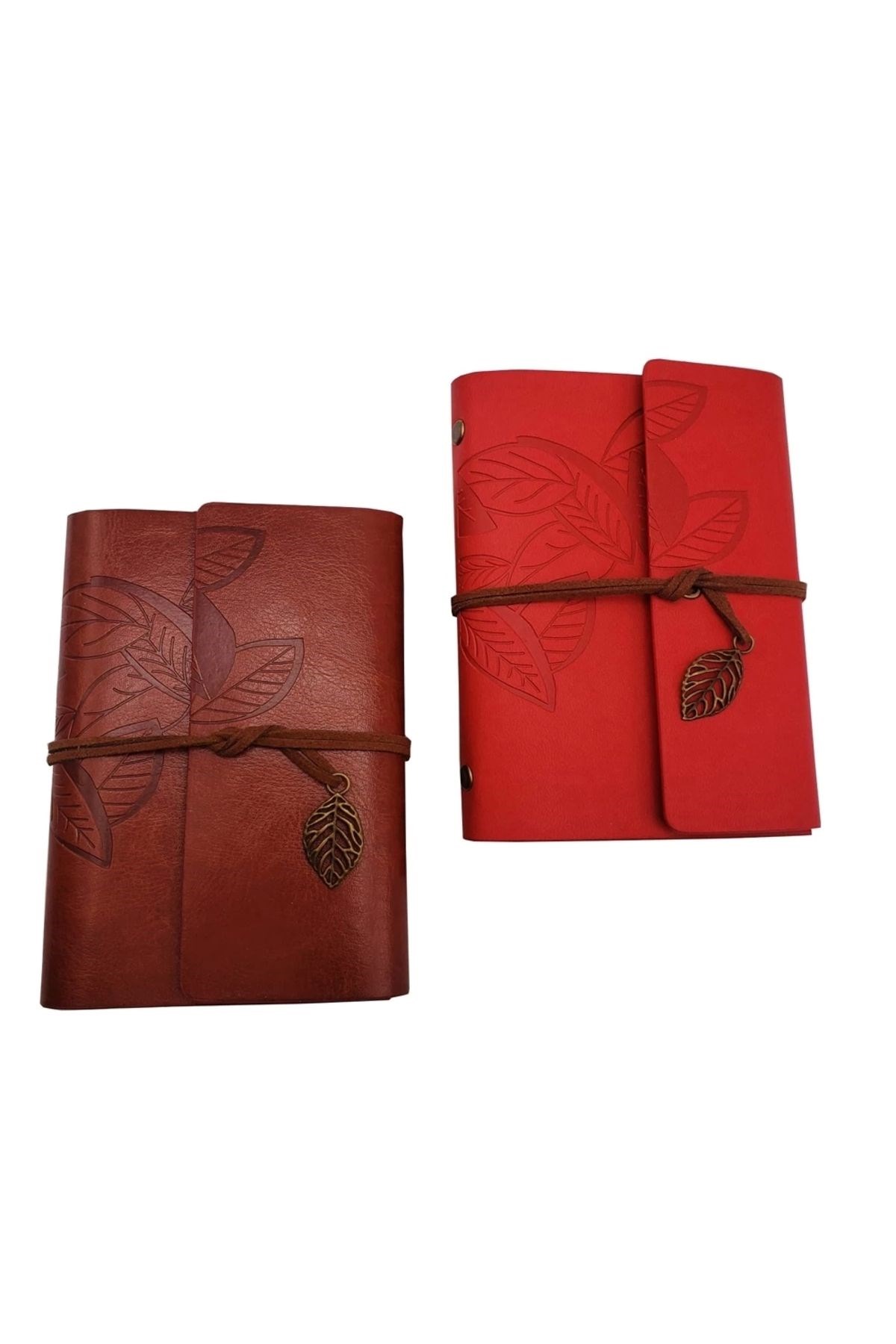 Küçük Boy Retro Hakiki Deri Defter