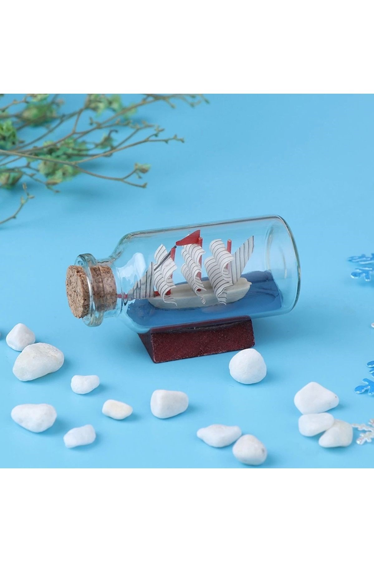 Mini Boy Şişe İçerisinde Gemi Maketi
